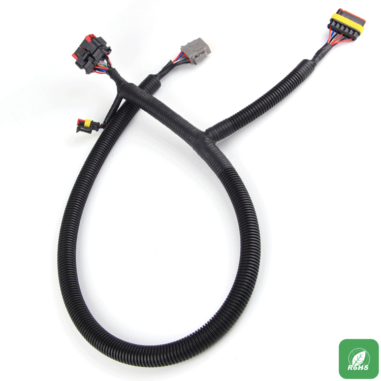Process and production of photovoltaic ground wire harness processing